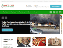 Tablet Screenshot of lagoshouseofassembly.gov.ng